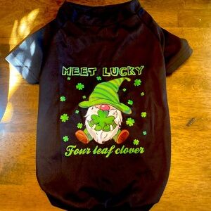 Doggie st Patrick’s shirt